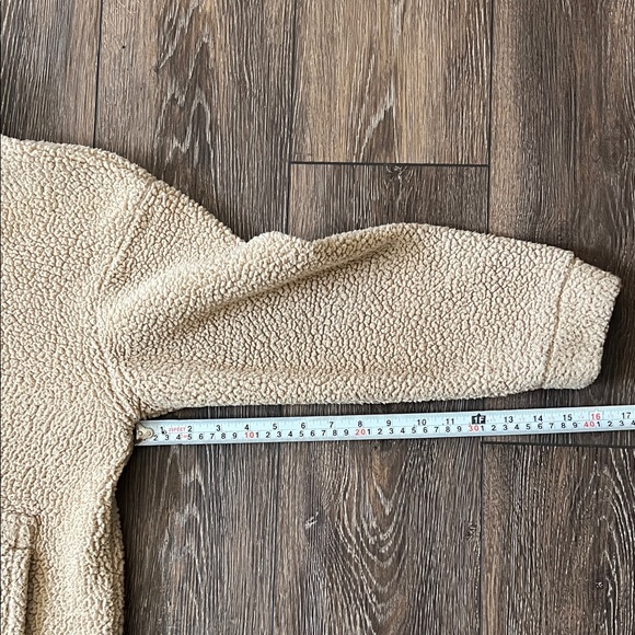 Skechers Go Snuggle Tan Sherpa Zip Up Jacket Womens Size Large - Picture 13 of 14